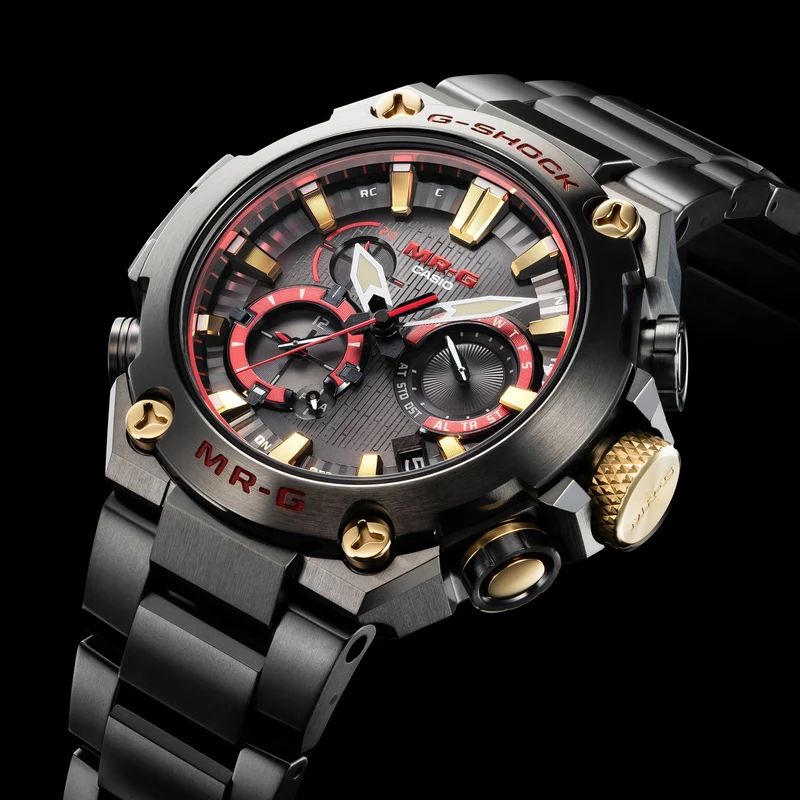 Casio G-Shock Pro MRG-B2000B-1A4DR Herren • Tough Solar & Multiband 6 • Saphirglas mit Antireflexionsbeschichtung