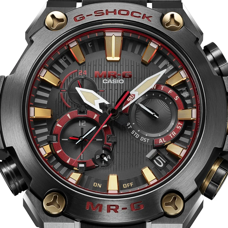 Casio G-Shock Pro MRG-B2000B-1A4DR Herren • Tough Solar & Multiband 6 • Saphirglas mit Antireflexionsbeschichtung