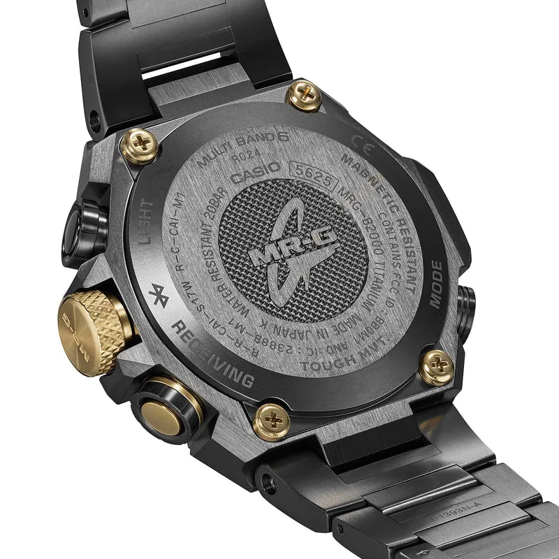 Casio G-Shock Pro MRG-B2000B-1A4DR Herren • Tough Solar & Multiband 6 • Saphirglas mit Antireflexionsbeschichtung