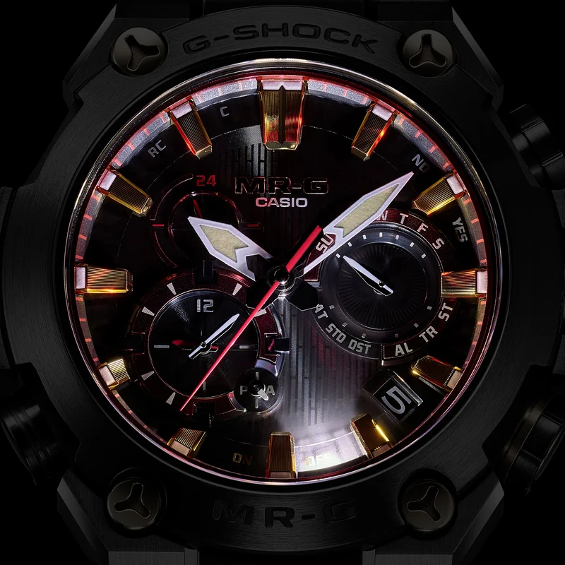 Casio G-Shock Pro MRG-B2000B-1A4DR Herren • Tough Solar & Multiband 6 • Saphirglas mit Antireflexionsbeschichtung