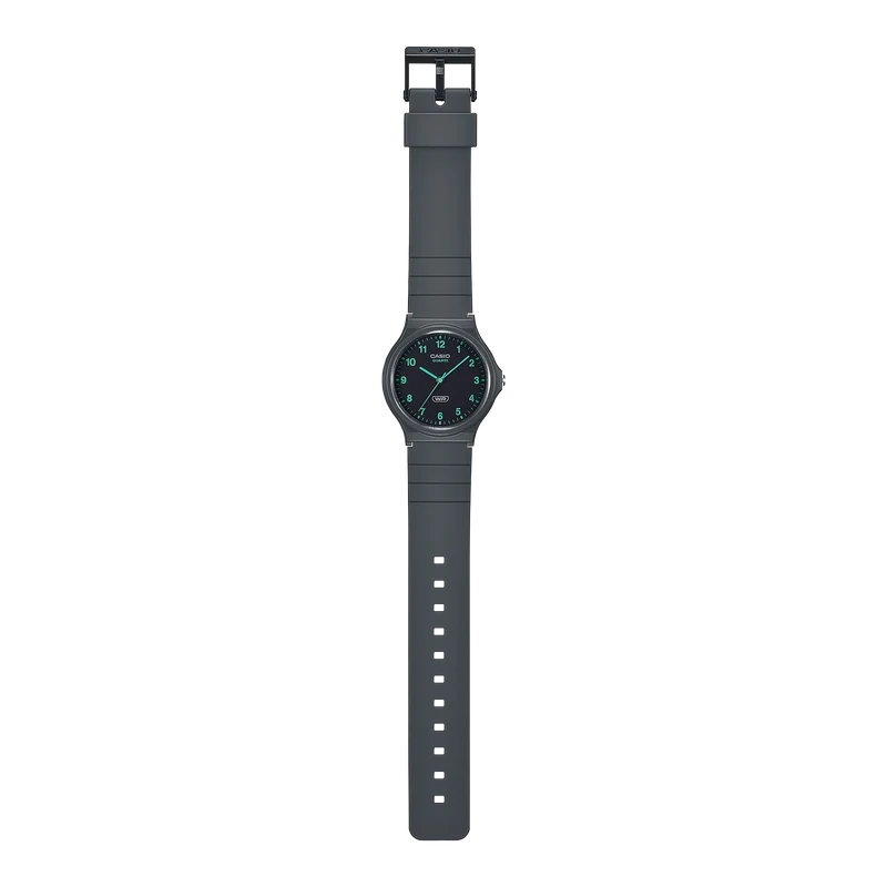 Casio Timeless MQ-24B-8BEF Damen • Bio-Harz-Armband • Schlankes Minimaldesign