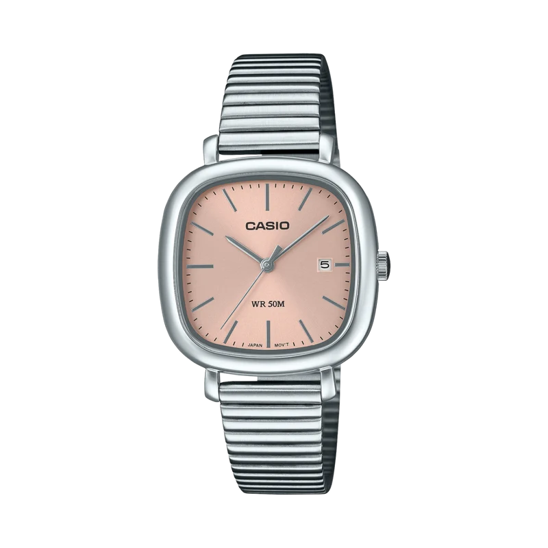 Casio LTP-B166D-4AVEF Damen-Armbanduhr Roségold • Mineralglas • Datumsanzeige