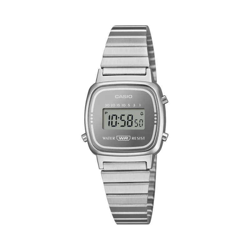 Casio LA670WES-7AEF Damen Armbanduhr • Mineralglas • Stoppuhr & Timer