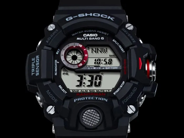 Casio G-Shock Rangeman GW-9400-1ER Herrenuhr • Triple Sensor • Solar-Funkuhr