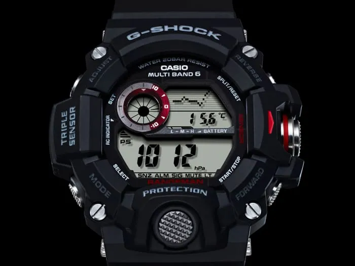 Casio G-Shock Rangeman GW-9400-1ER Herrenuhr • Triple Sensor • Solar-Funkuhr
