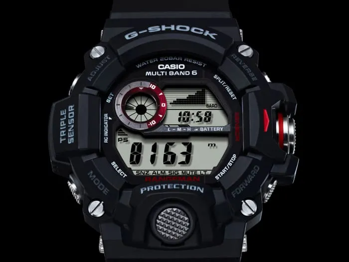Casio G-Shock Rangeman GW-9400-1ER Herrenuhr • Triple Sensor • Solar-Funkuhr