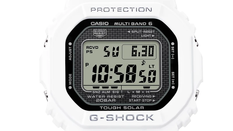 Casio GW-5000HS-7ER G-Shock Origin Herrenuhr Weiß • Tough Solar & Funk • Made in Japan
