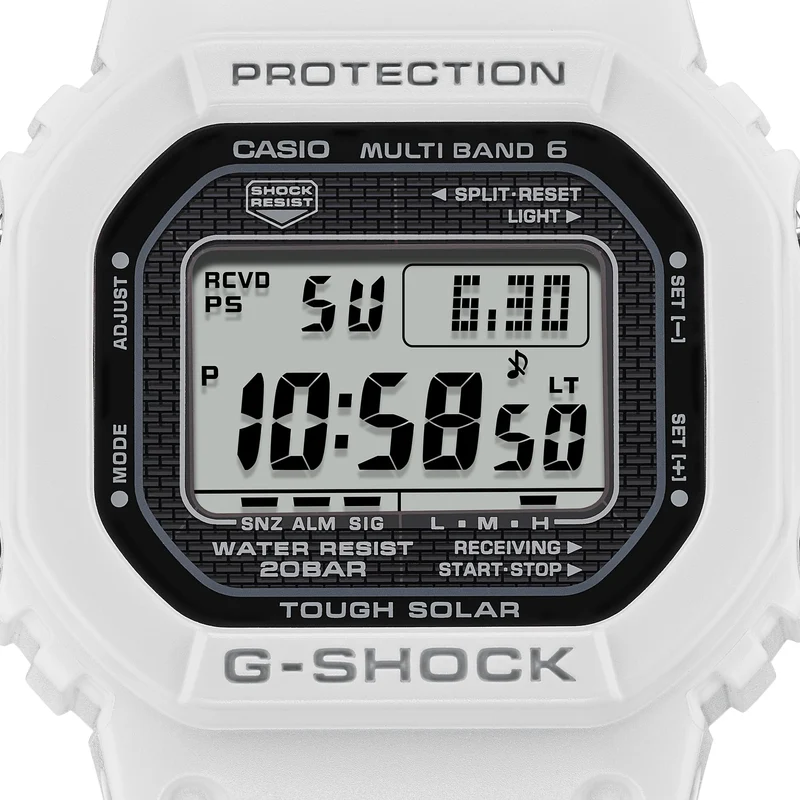 Casio GW-5000HS-7ER G-Shock Origin Herrenuhr Weiß • Tough Solar & Funk • Made in Japan