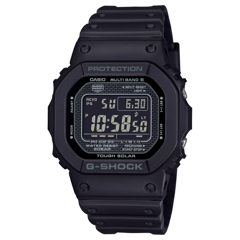Casio GW-5000HS-1ER G-Shock Origin Herrenuhr Schwarz • Tough Solar & Multiband 6 • Diamantbeschichtung