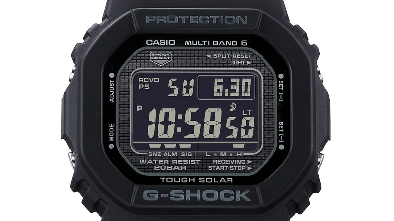 Casio GW-5000HS-1ER G-Shock Origin Herrenuhr Schwarz • Tough Solar & Multiband 6 • Diamantbeschichtung