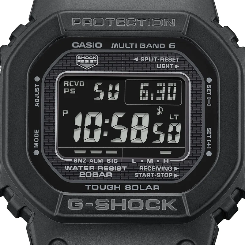 Casio GW-5000HS-1ER G-Shock Origin Herrenuhr Schwarz • Tough Solar & Multiband 6 • Diamantbeschichtung