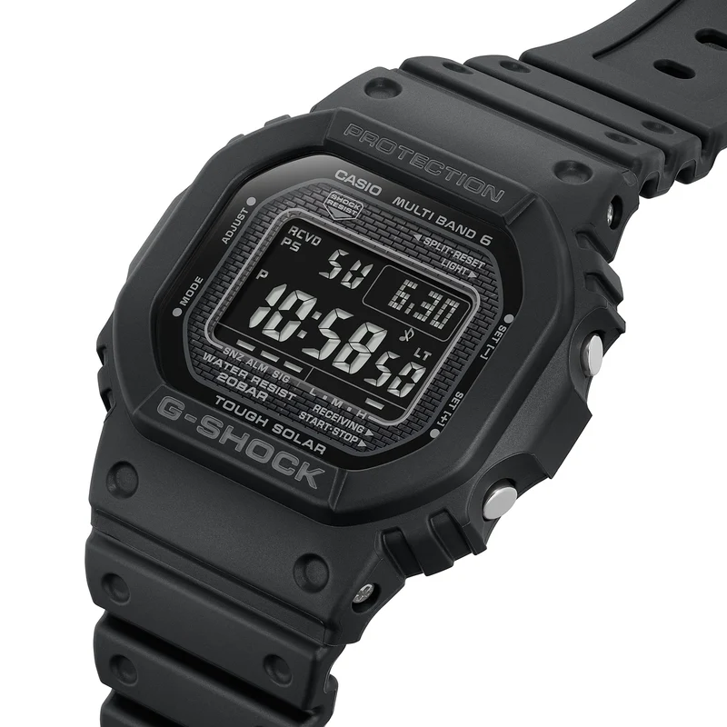 Casio GW-5000HS-1ER G-Shock Origin Herrenuhr Schwarz • Tough Solar & Multiband 6 • Diamantbeschichtung
