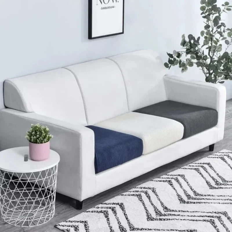 Rekbare Bankhoes Huisdiervriendelijk 100% Polyester Wasbaar Meubelbeschermer 10 Maten 6 Kleuren Woonkamer | Sansoti