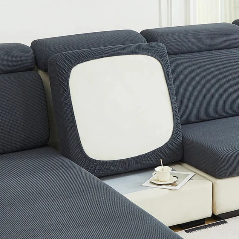 Rekbare Bankhoes Huisdiervriendelijk 100% Polyester Wasbaar Meubelbeschermer 10 Maten 6 Kleuren Woonkamer | Sansoti