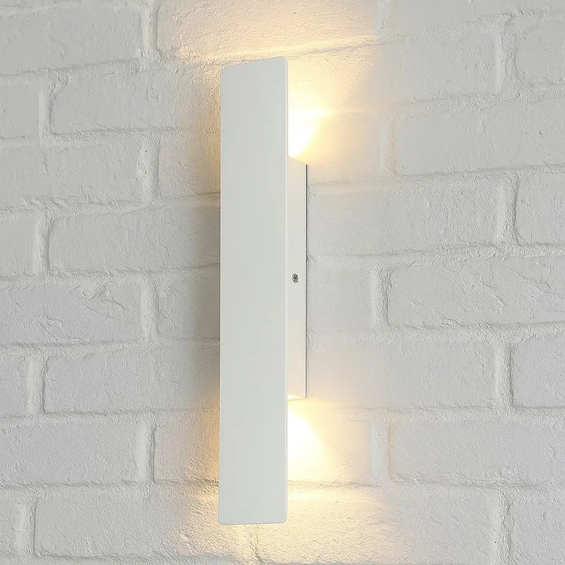 Weerbestendige Aluminium Wandlamp LED voor Buiten Wit 20.5-61cm IP65 Waterdicht Tuinverlichting Buitenlamp | Sansoti