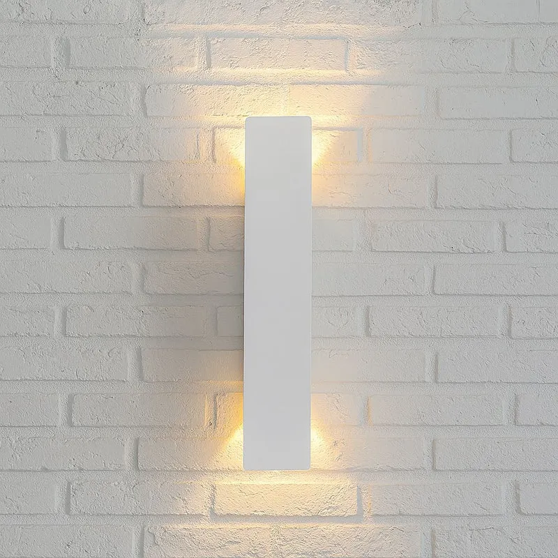 Weerbestendige Aluminium Wandlamp LED voor Buiten Wit 20.5-61cm IP65 Waterdicht Tuinverlichting Buitenlamp | Sansoti
