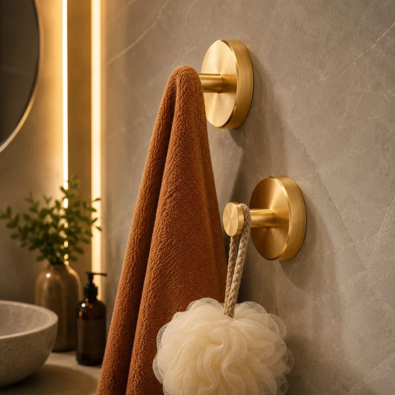 Zuignap Wandhaken Set 4 Stuks Zonder Boren Mat Zwart Goud Zilver Badkamer Keuken Handdoek Organizer Houder | Sansoti