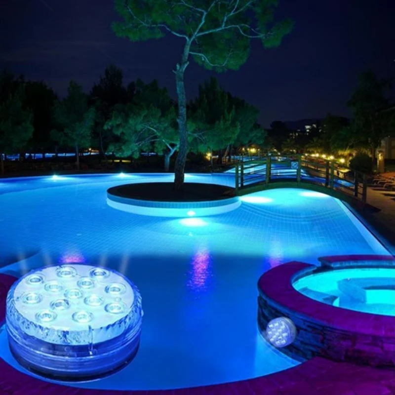 Onderwaterlamp LED Zwembad RGB met Afstandsbediening 13 Kleuren Waterdicht IP68 Decoratieverlichting | Sansoti