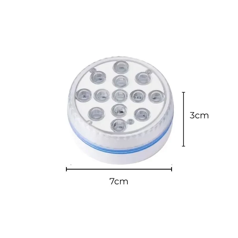 Onderwaterlamp LED Zwembad RGB met Afstandsbediening 13 Kleuren Waterdicht IP68 Decoratieverlichting | Sansoti