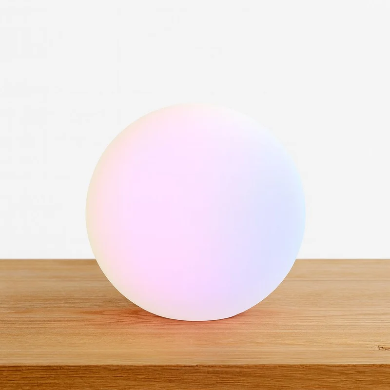 Draadloze LED Maanlamp Tafellamp 16 Kleuren Afstandsbediening IP65 Waterbestendig Sfeerverlichting Binnen Buiten | Sansoti