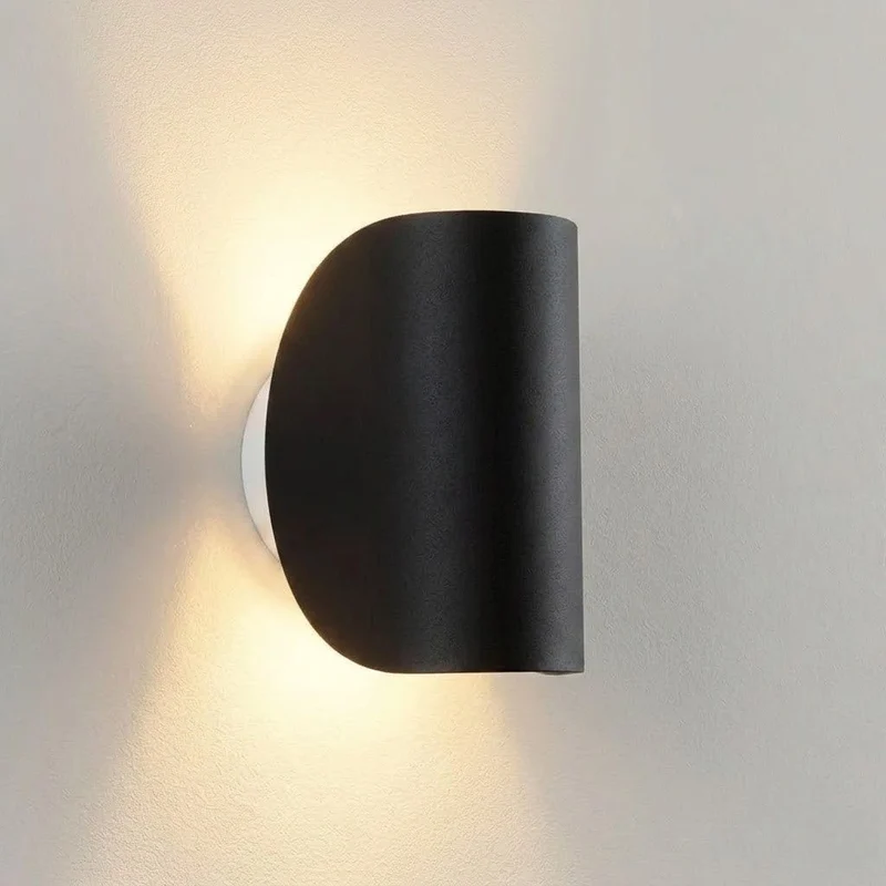 Aluminium Wandlamp Draaibaar Boven Beneden LED G4 Fitting Zwart Wit Rood Navy Moderne Wandverlichting | Sansoti