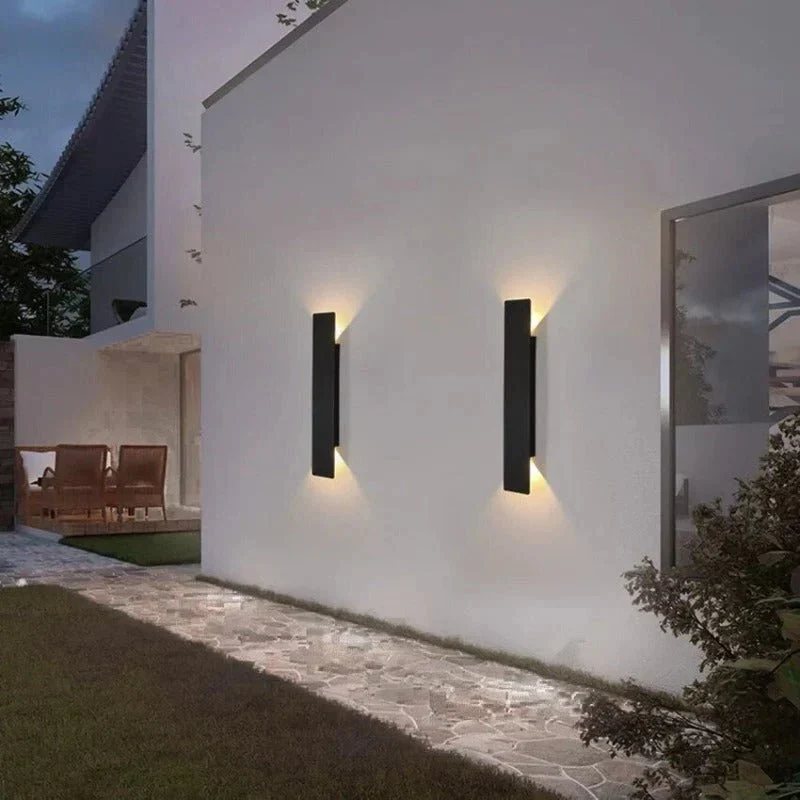 Aluminium LED Wandlamp Buiten Weerbestendig IP65 Warm en Koud Wit Buitenverlichting voor Tuin Terras Entree | Sansoti