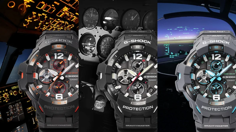 Casio G-Shock Gravitymaster GR-B300-8A2ER Herrenuhr • Tough Solar • Bluetooth Smartphone-Link