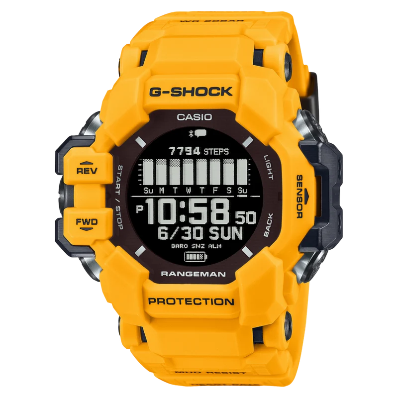 Casio G-Shock Pro GPR-H1000-9ER Herrenuhr • GPS & Herzfrequenzmessung • Bio-Resin Gehäuse