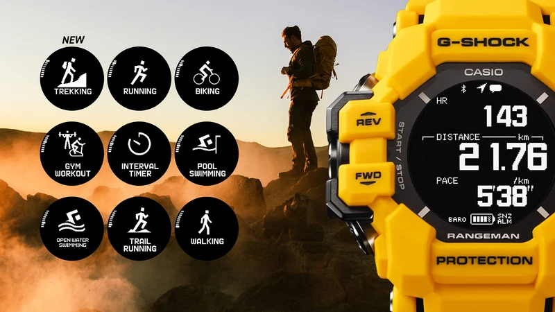 Casio G-Shock Pro GPR-H1000-9ER Herrenuhr • GPS & Herzfrequenzmessung • Bio-Resin Gehäuse