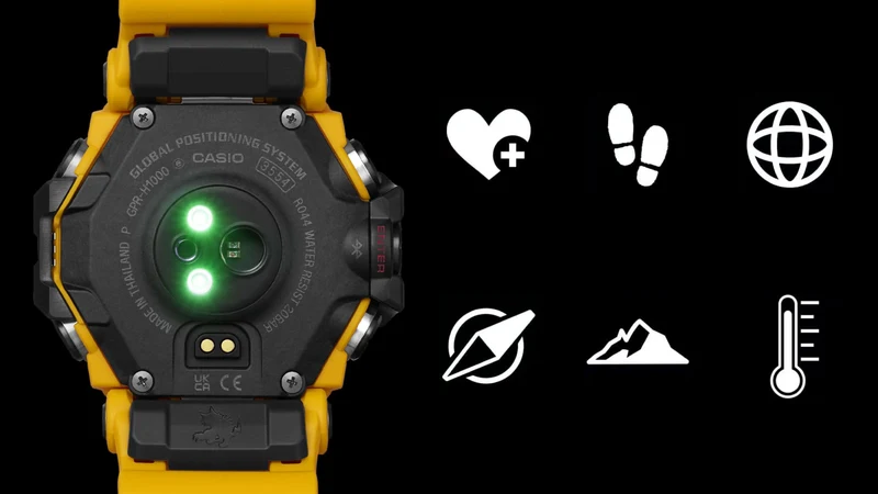 Casio G-Shock Pro GPR-H1000-9ER Herrenuhr • GPS & Herzfrequenzmessung • Bio-Resin Gehäuse
