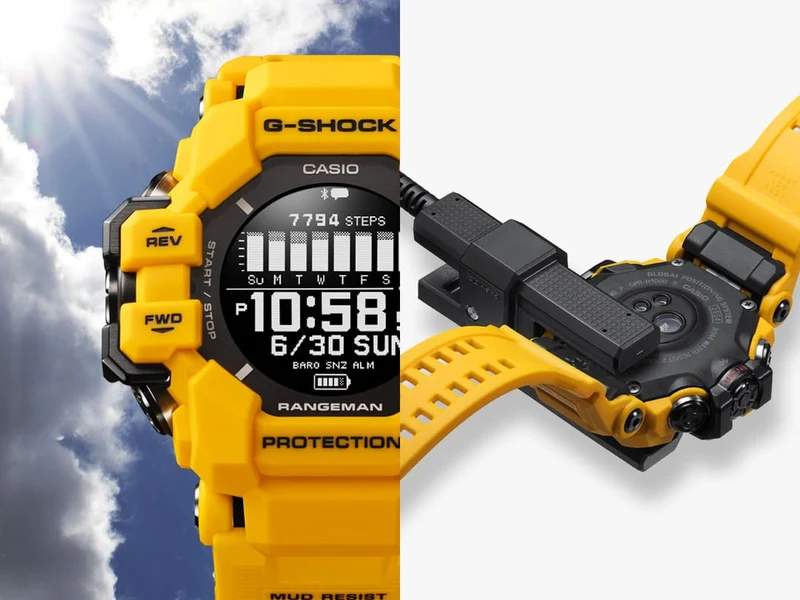 Casio G-Shock Pro GPR-H1000-9ER Herrenuhr • GPS & Herzfrequenzmessung • Bio-Resin Gehäuse