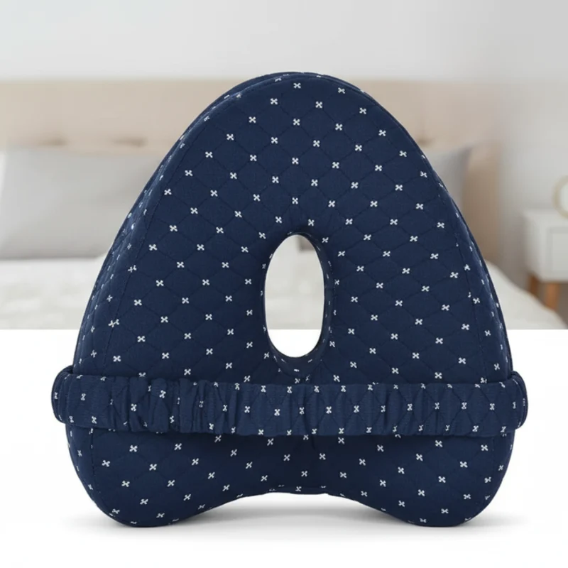 Ergonomisch Beenkussen Zijslaper Hart Vorm Heup Verlichting Verstelbare Band Ademend Mesh Slaapcomfort | Sansoti