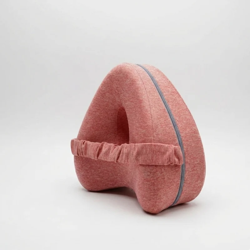 Ergonomisch Beenkussen Zijslaper Hart Vorm Heup Verlichting Verstelbare Band Ademend Mesh Slaapcomfort | Sansoti