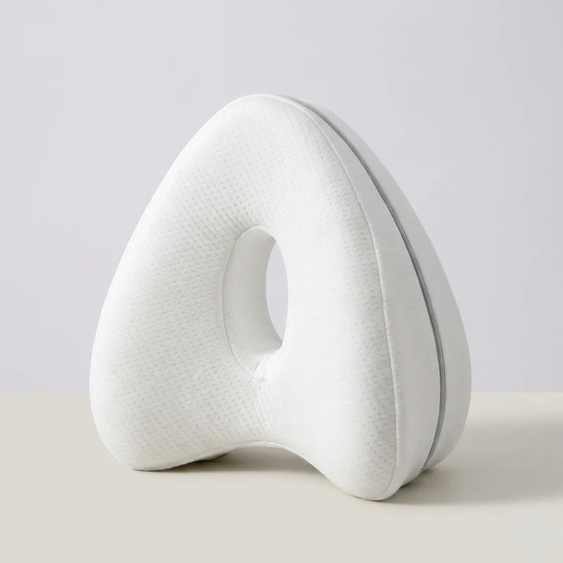 Ergonomisch Beenkussen Zijslaper Hart Vorm Heup Verlichting Verstelbare Band Ademend Mesh Slaapcomfort | Sansoti