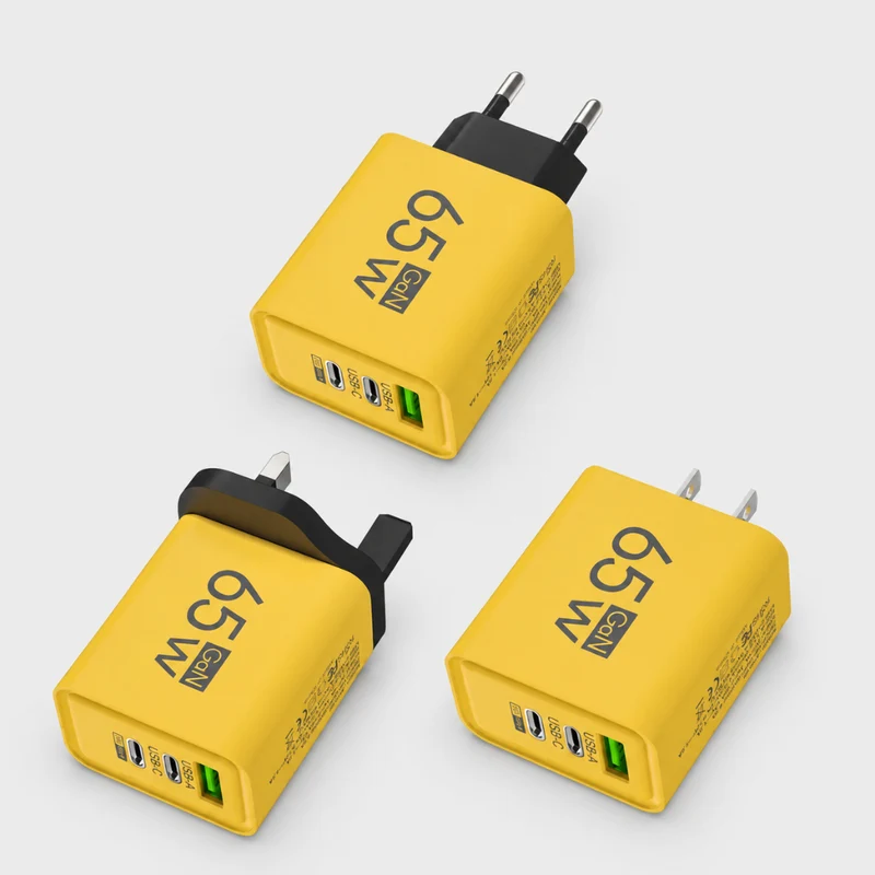 Compacte Wandlader met 6 Poorten USB-C USB-A Snelladen voor Telefoon Tablet Laptop Reisadapter GaN Thuiskantoor | Sansoti