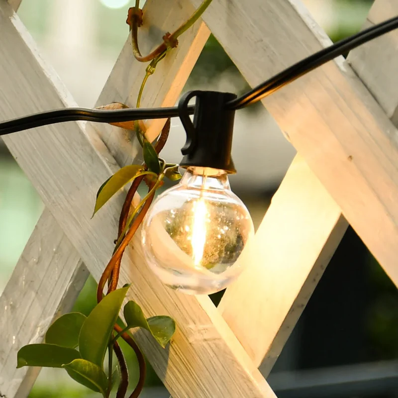 Solar Lichtsnoer Buiten 7m-15m Warm Licht Tuin Terras Zonne-energie Sfeerlicht Waterdicht Buitenverlichting | Sansoti