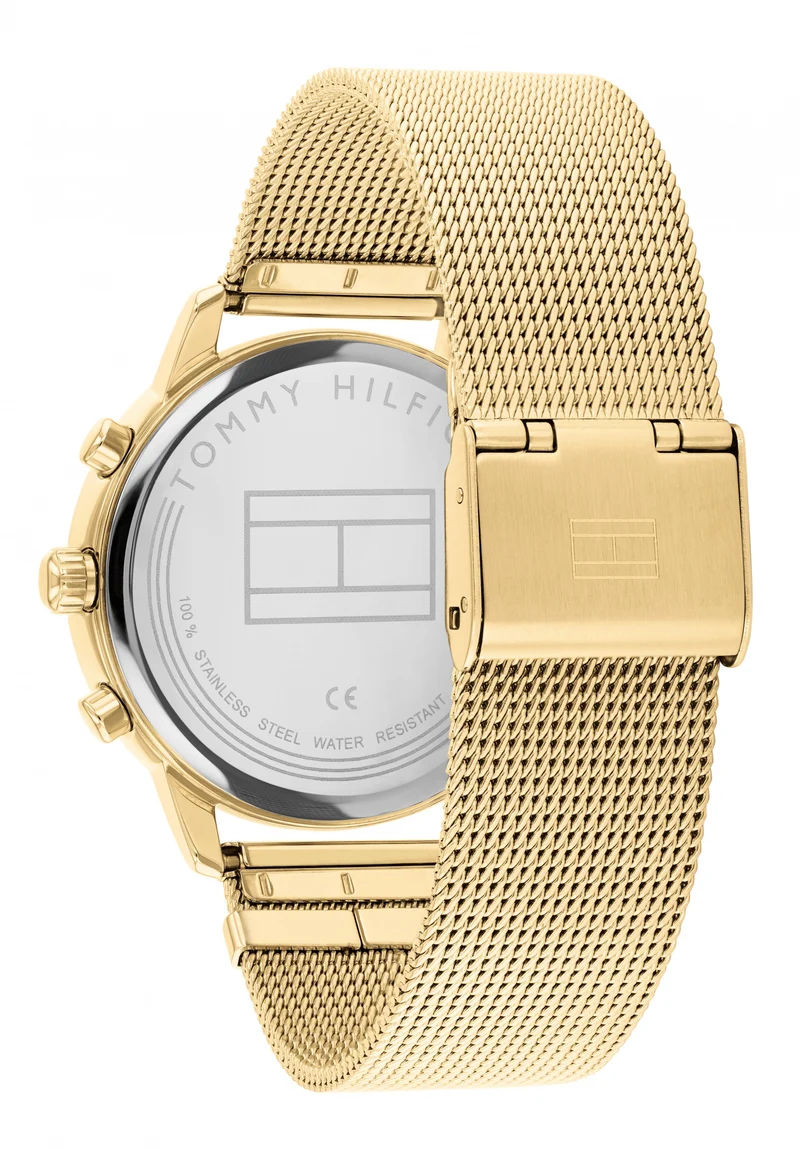 Tommy Hilfiger Blake 7613272415286 Damenuhr Gold • Quarzwerk • Feminines Casual-Design