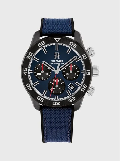 Tommy Hilfiger 1792202 Herren Armbanduhr Silber • Edelstahlgehäuse 42 mm • 10 BAR Wasserdicht
