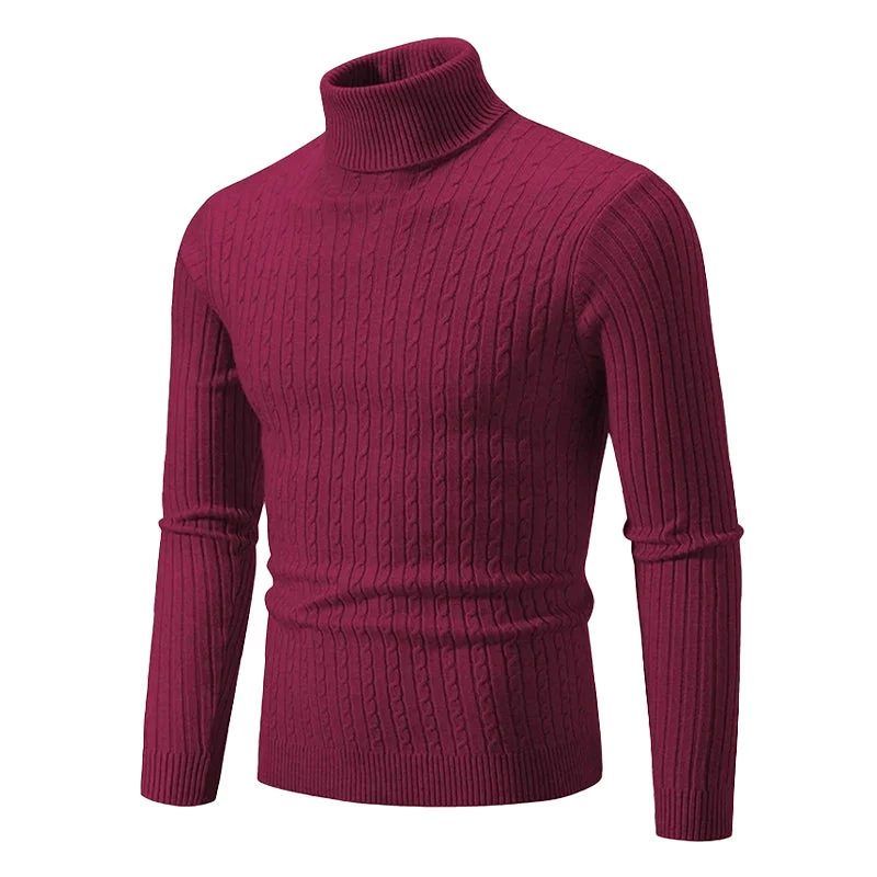 Coltrui met Kabelpatroon – Geribbelde Col – Tijdloze Elegantie – Gestructureerde Mouwen – Dames Trui | Sansoti