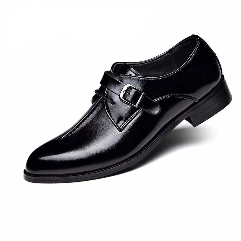 Oxford Leren Herenschoenen Zwart Klassiek Formeel Waterbestendig Duurzaam Leer Zakelijk Elegant Comfortabel | Sansoti