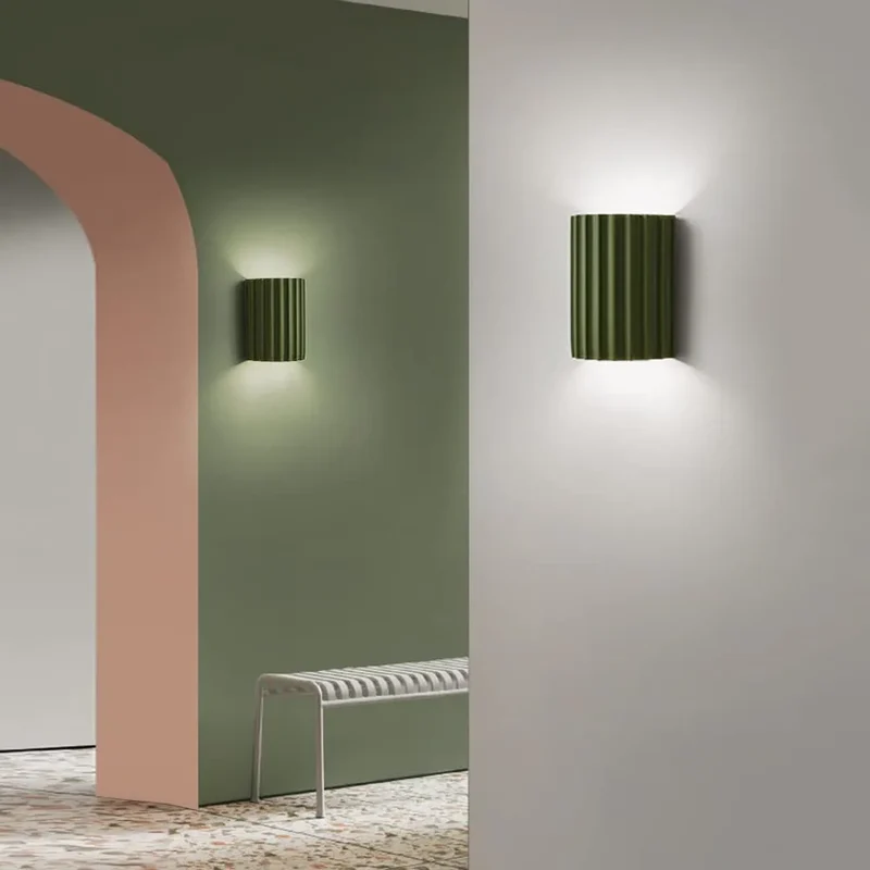 Wandlamp Resin Halfrond Minimalistisch G9 LED Slaapkamer Hal Woonkamer Modern | Sansoti