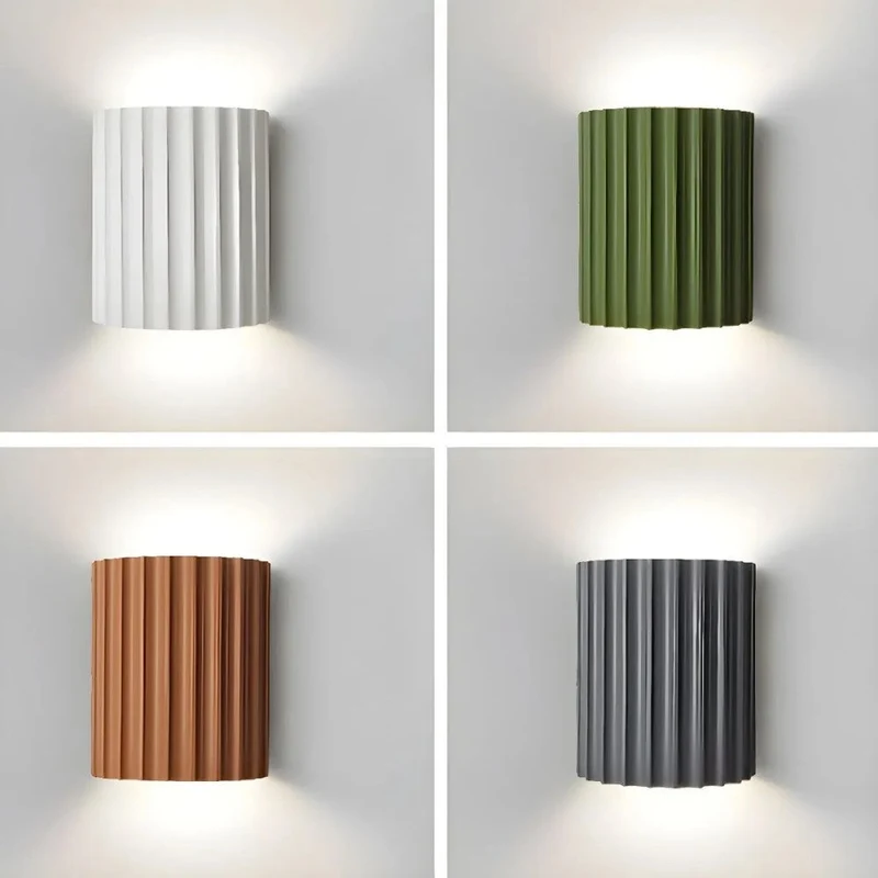 Wandlamp Resin Halfrond Minimalistisch G9 LED Slaapkamer Hal Woonkamer Modern | Sansoti