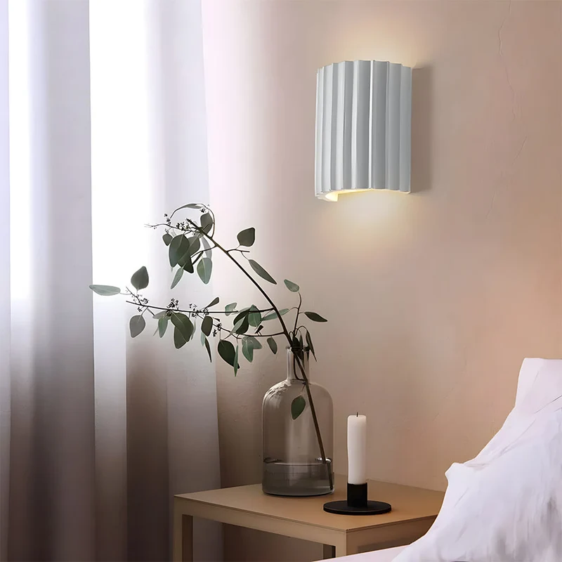 Wandlamp Resin Halfrond Minimalistisch G9 LED Slaapkamer Hal Woonkamer Modern | Sansoti