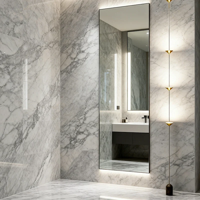Hanglamp Kegel Metaal Marmer Vloerlamp LED Minimalistisch Woonkamer Slaapkamer Hal | Sansoti
