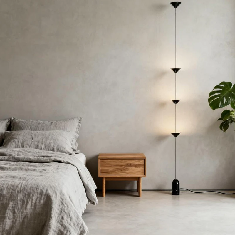 Hanglamp Kegel Metaal Marmer Vloerlamp LED Minimalistisch Woonkamer Slaapkamer Hal | Sansoti