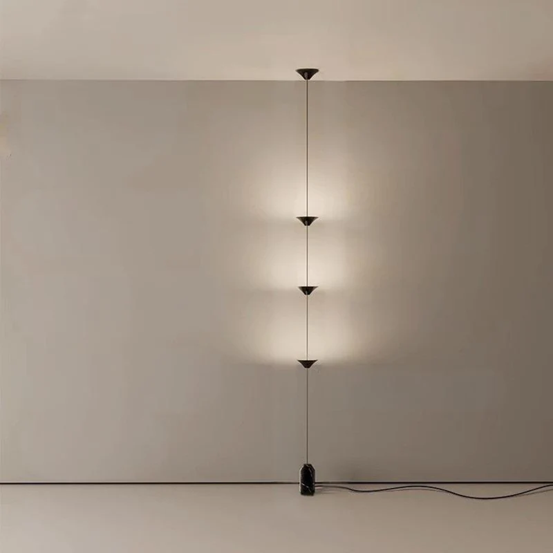 Hanglamp Kegel Metaal Marmer Vloerlamp LED Minimalistisch Woonkamer Slaapkamer Hal | Sansoti