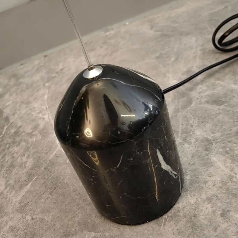 Hanglamp Kegel Metaal Marmer Vloerlamp LED Minimalistisch Woonkamer Slaapkamer Hal | Sansoti
