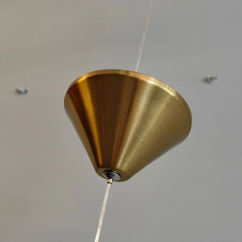 Hanglamp Kegel Metaal Marmer Vloerlamp LED Minimalistisch Woonkamer Slaapkamer Hal | Sansoti