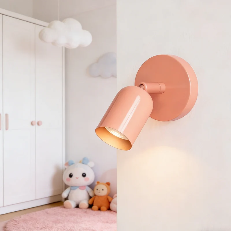 Wandlamp IJzer Minimalistisch Mat LED Hal Slaapkamer Badkamer Trap Modern | Sansoti