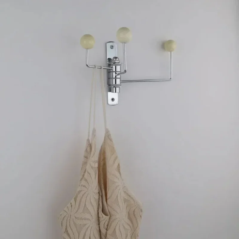 Wandkapstok Metaal Retro 3 of 4 Haken Zwart Wit Groen Rood Hal Slaapkamer | Sansoti